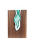 Handblown Emerald Glass with Walnut Wood
