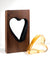 Clean Cut Walnut Wood with Topaz Glass